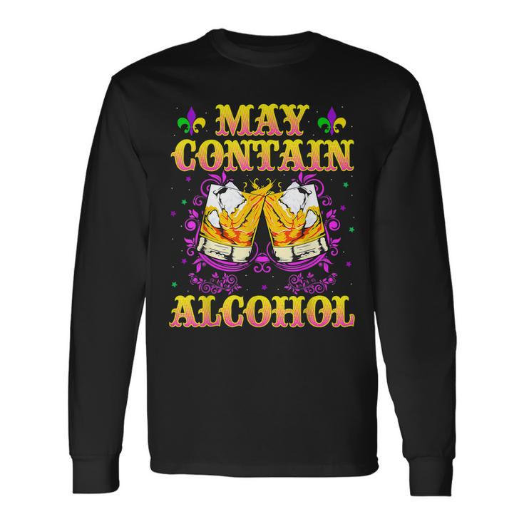 May Contain Alcohol Mardi Gras 2023 V4 Long Sleeve T-Shirt