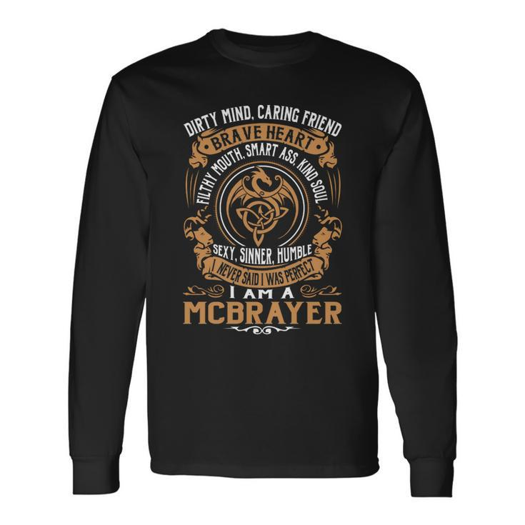 Mcbrayer Brave Heart Long Sleeve T-Shirt Gifts ideas