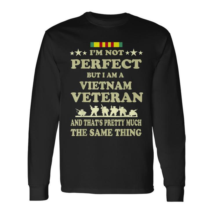 Memorial Day Veterans Day Vietnam Veteran Long Sleeve T-Shirt