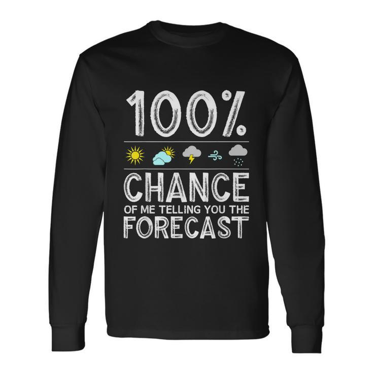 Meteorology For Weather Enthusiasts Cool Weatherman Long Sleeve T-Shirt