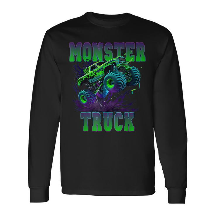 Monster Truck 4X4 Long Sleeve T-Shirt
