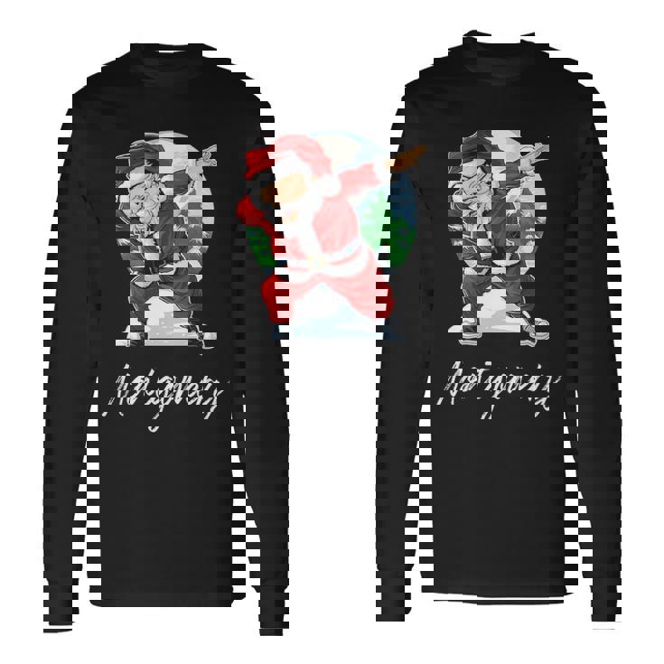 Montgomery Name Santa Montgomery Long Sleeve T-Shirt