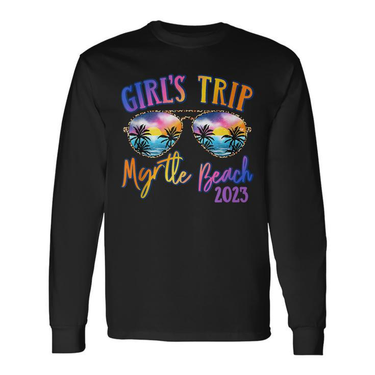 Myrtle Beach 2023 Girls Trip Sunglasses Summer Girlfriend Long Sleeve T-Shirt T-Shirt Gifts ideas