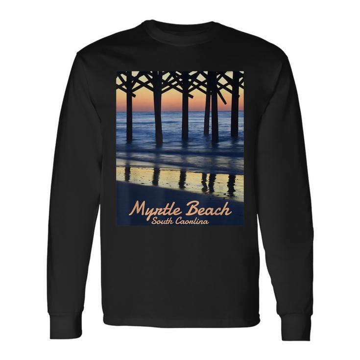 Myrtle Beach South Carolina Aesthetic Classic Long Sleeve T-Shirt