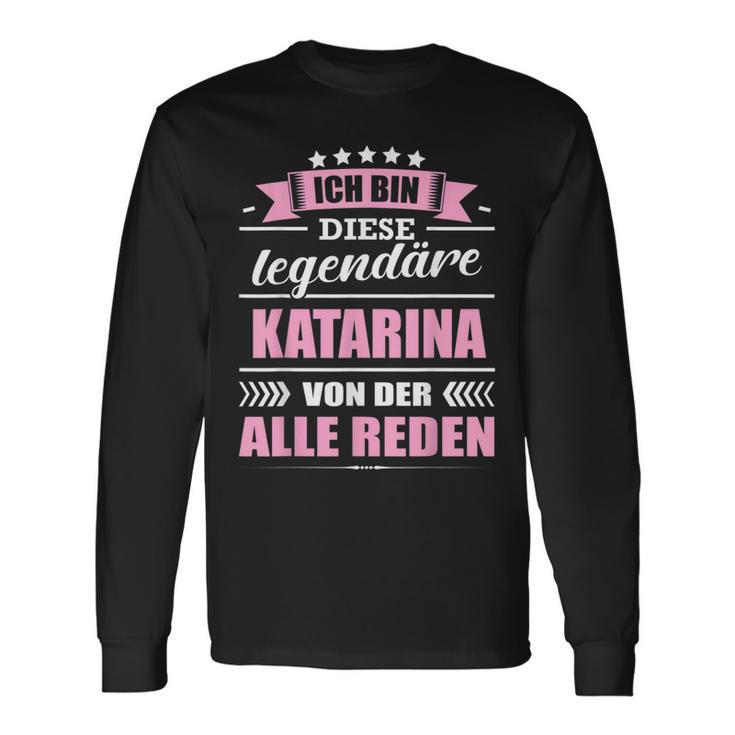 Name Katarina Vorname Namensgeschenke Namenstag Langarmshirts Geschenkideen