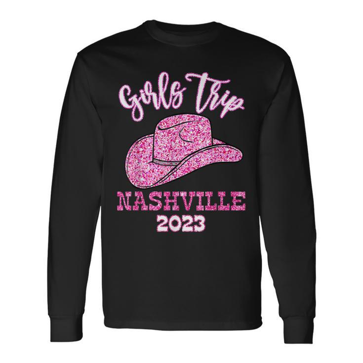 Nashville Girls Trip 2023 Weekend Birthday Squad Long Sleeve T-Shirt T-Shirt