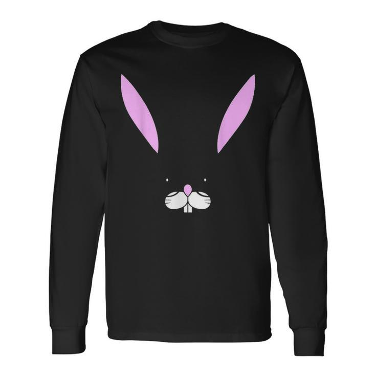 Nerd Bunny Glasses Hipster Rabbit Lover Easter Long Sleeve T-Shirt