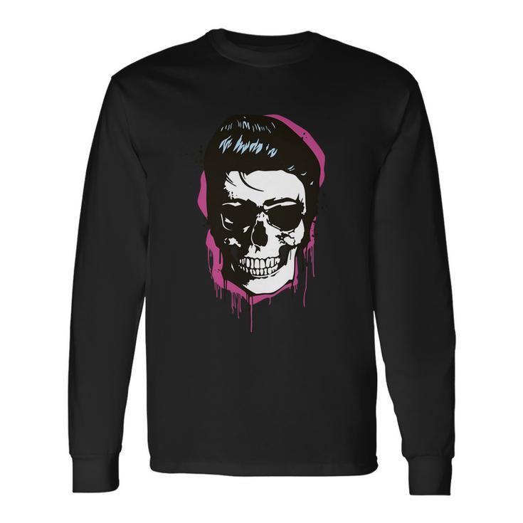 New Legend Skulls Cool Vector Long Sleeve T-Shirt Gifts ideas