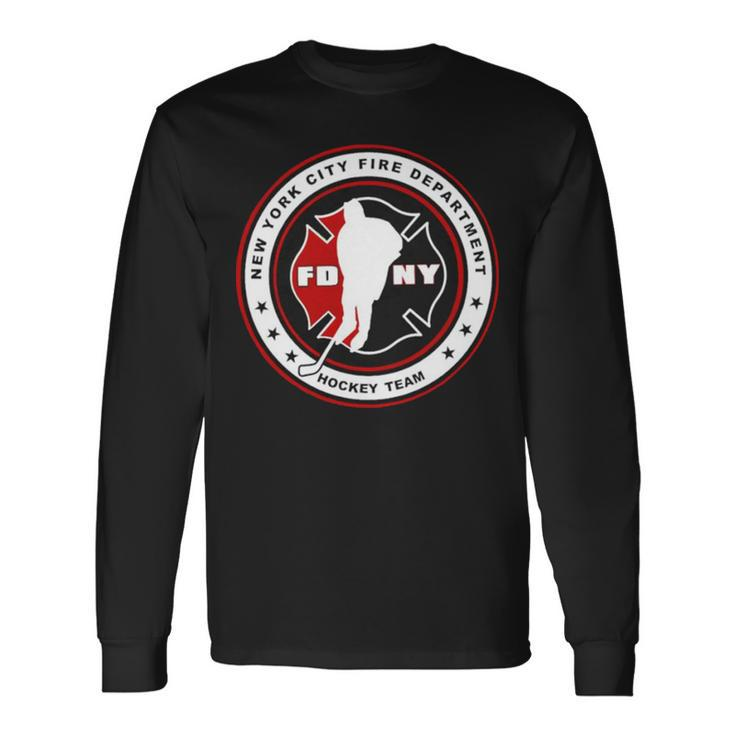 New York Fire Department Hockey Team Long Sleeve T-Shirt