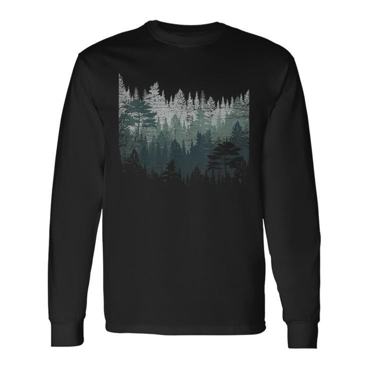Night Nature Wildlife Trees Outdoor Forest Long Sleeve T-Shirt T-Shirt