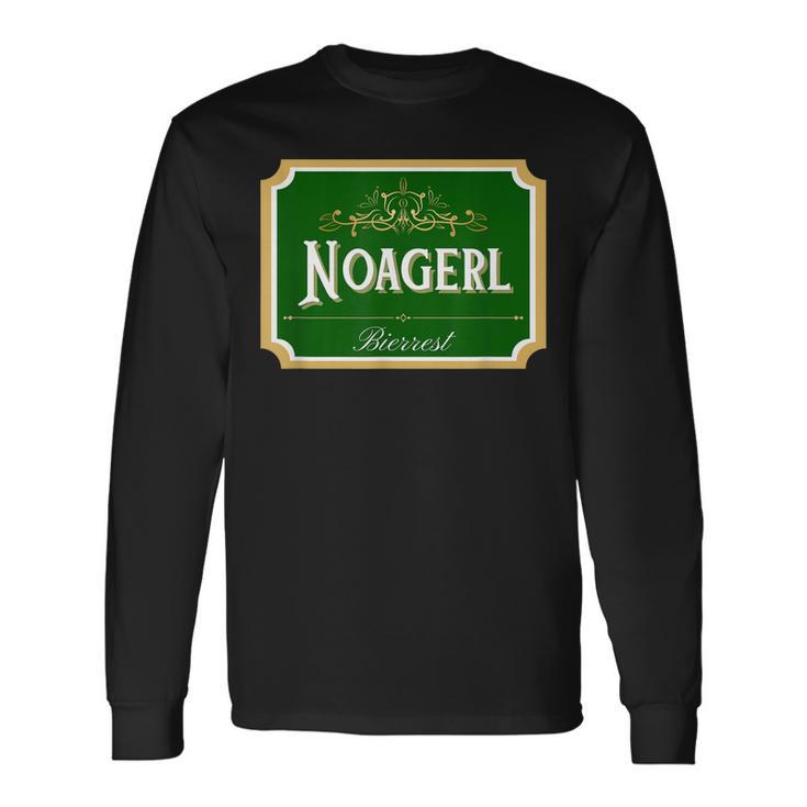 Noagerl Bierrest Noagal Fake Bier Brauerei Dialekt Spruch Langarmshirts Geschenkideen