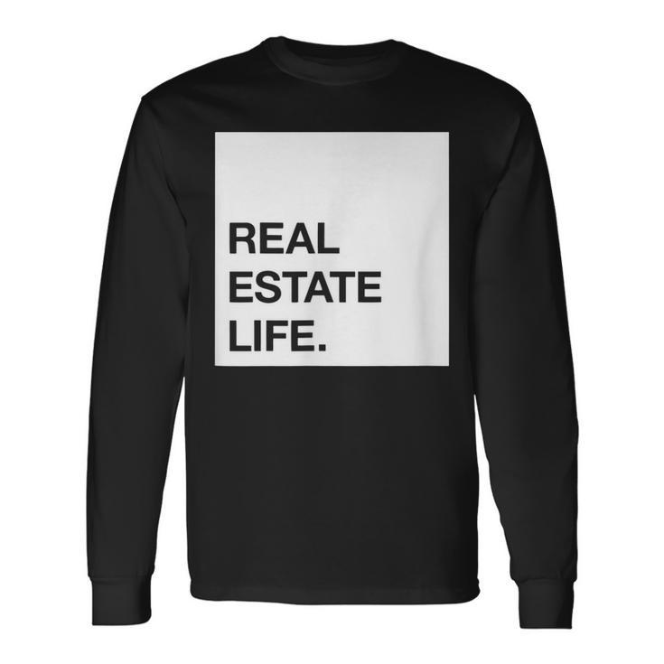 Novelty Realtor Pocket Realtor Life Real Agent Long Sleeve T-Shirt