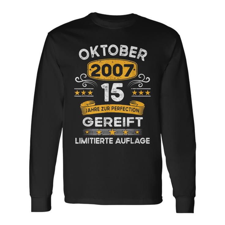 Oktober 2007 Lustige Geschenke 15 Geburtstag Langarmshirts Geschenkideen