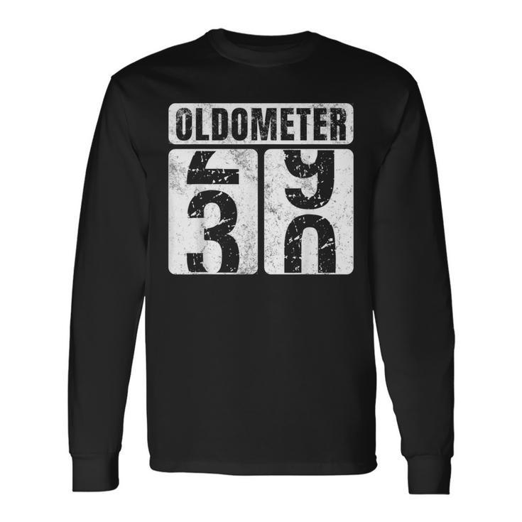 Oldometer 30 Vintage 30Th Birthday Idea Long Sleeve T-Shirt T-Shirt
