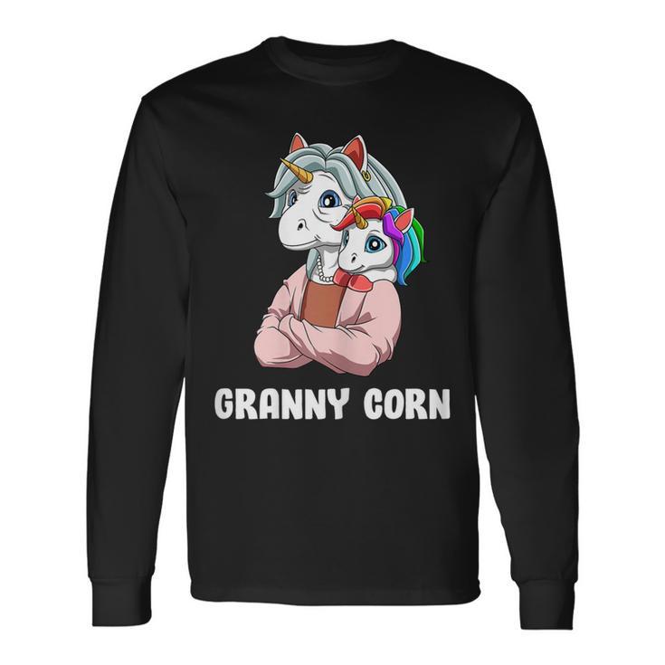 Oma Mais Oma Einhorn Lustiges Oma Einhorn Langarmshirts Geschenkideen