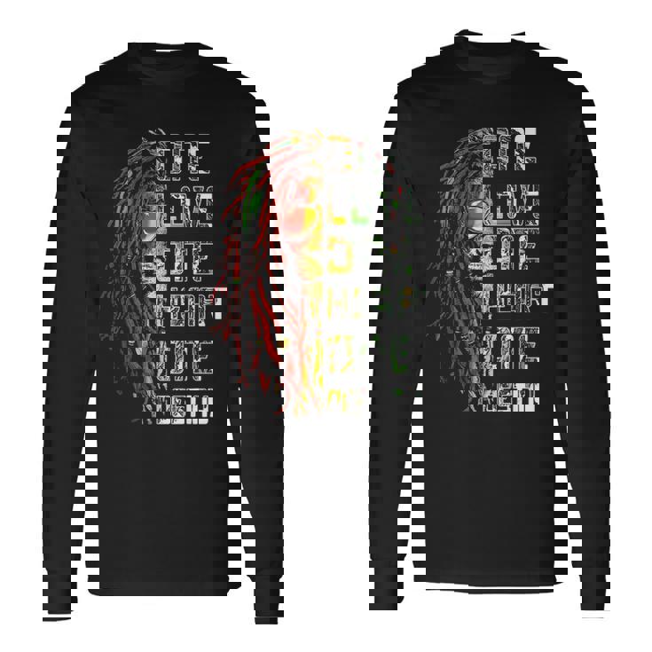 One Love Handfist Jamaica Reggae Music Lover Rasta Reggae Long