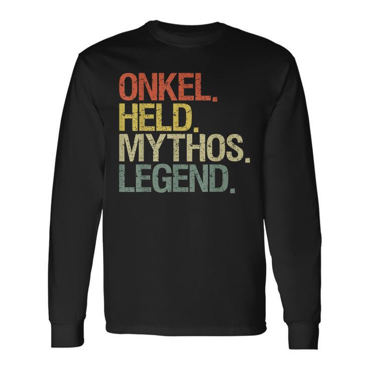 Onkel Held Mythos Legende Langarmshirts Geschenkideen