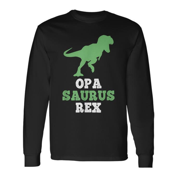 Opa-Saurus Rex Dinosaur Opasaurus Langarmshirts Geschenkideen