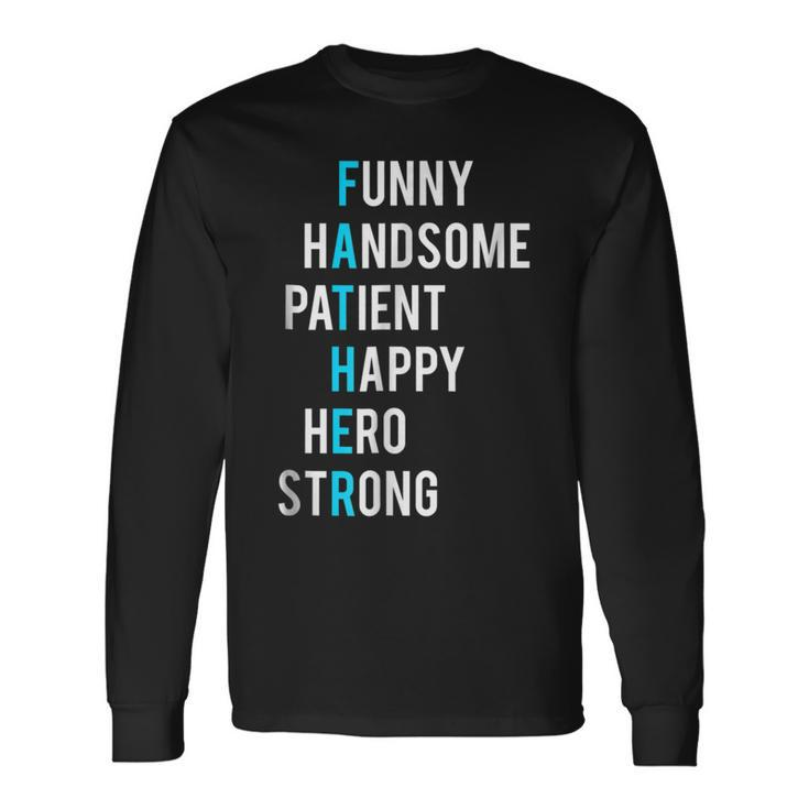 Original Fathers Day Father Acronym Best Dad 1 Long Sleeve T-Shirt T-Shirt Gifts ideas