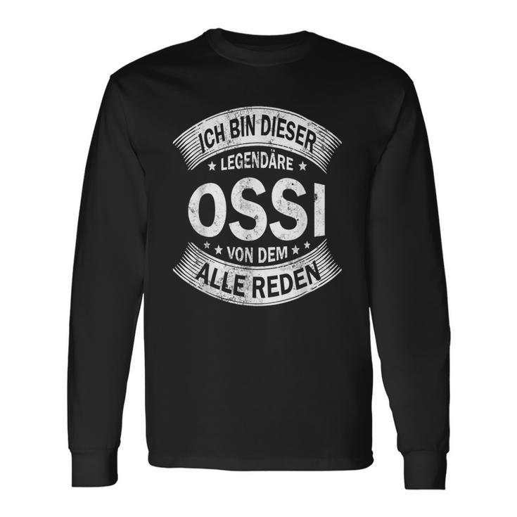 Ostdeutscher Ich Bin Dieser Legendäre Ossi Spruch Langarmshirts Geschenkideen