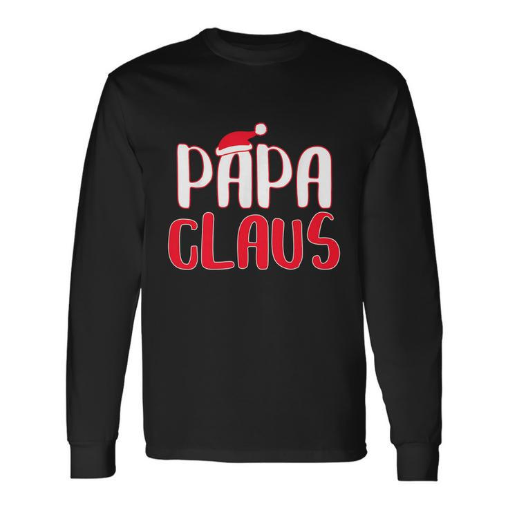 Papa Claus Tshirt Santa Christmas Costume Shirt Tshirt V2 Long Sleeve T-Shirt
