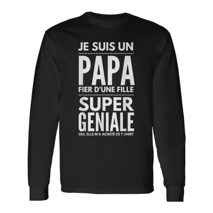 Papa Mädchen Langarmshirts für Herren, Witzig zum Geburtstag Geschenkideen