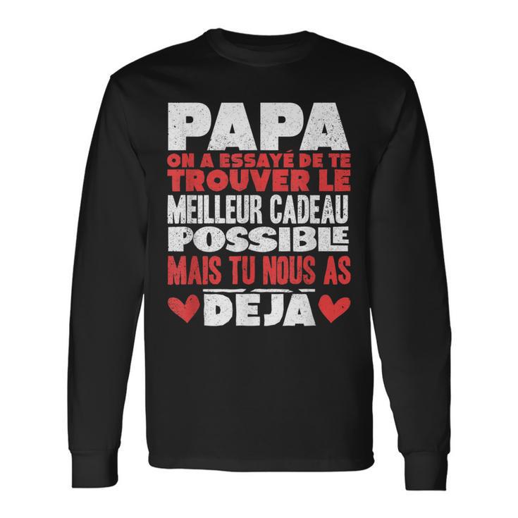 Papa Zum Vatertag Geschenk Für Papa Geburtstag Vater V4 Langarmshirts Geschenkideen