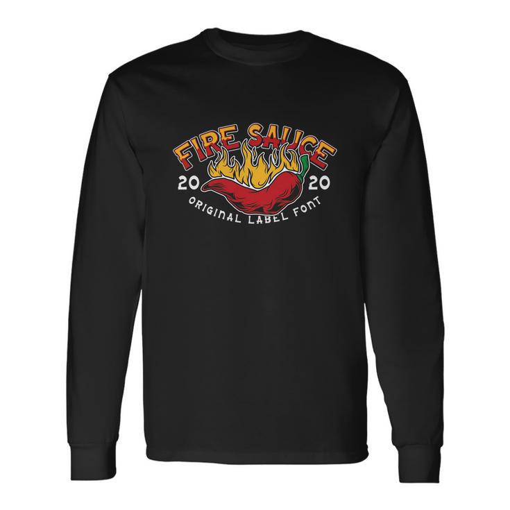 Pepper On Fire Long Sleeve T-Shirt