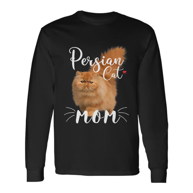 Persian Cat Mom Female Cat Owner Persian Kitty Long Sleeve T-Shirt Gifts ideas