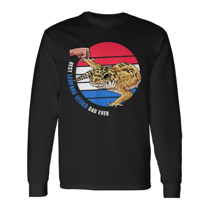 Pet Leopard Gecko Best Leopard Gecko Dad Long Sleeve T-Shirt T-Shirt