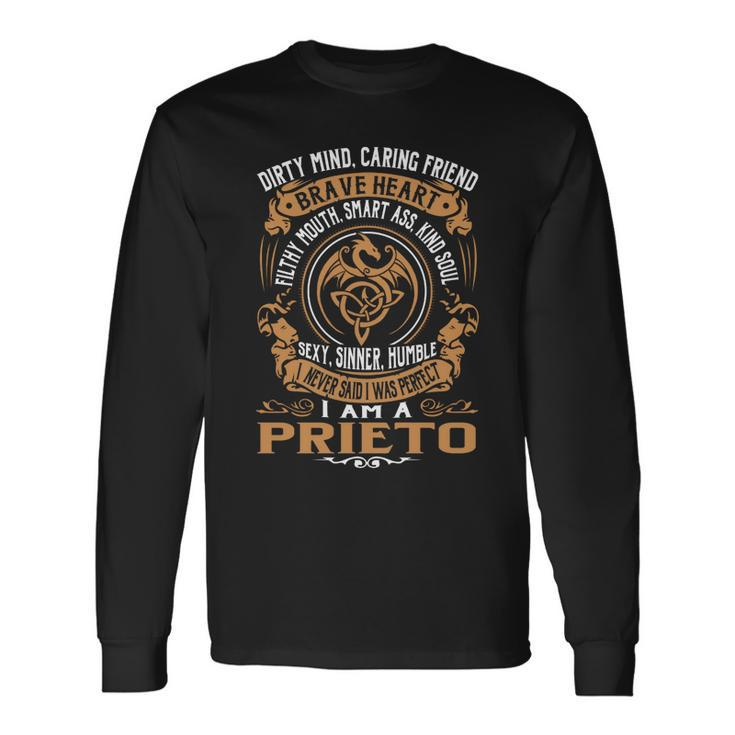 Prieto Brave Heart Long Sleeve T-Shirt