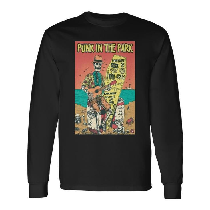 Punk In The Park March 25 2023 Ventura County Fairgrounds Ventura Ca Long Sleeve T-Shirt