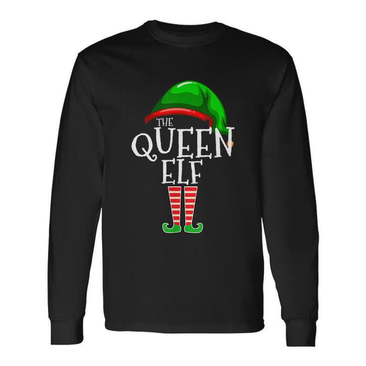 The Queen Elf Matching Group Christmas Women Tshirt Long Sleeve T-Shirt