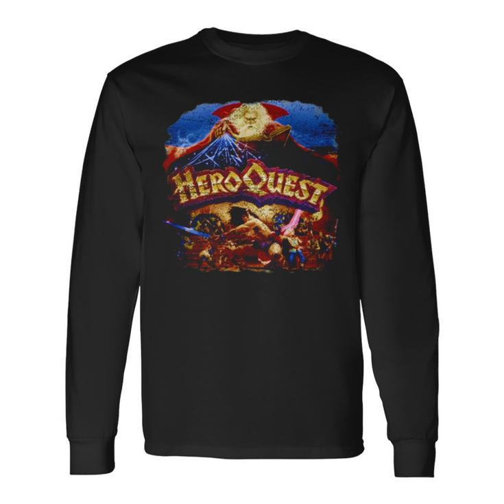 Quest Of Heroes Distressed Long Sleeve T-Shirt