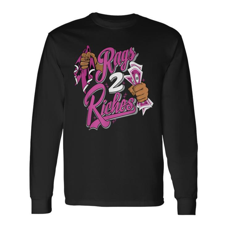 Rag 2 Riches Gs Active Fuchsia Matching Long Sleeve T-Shirt T-Shirt