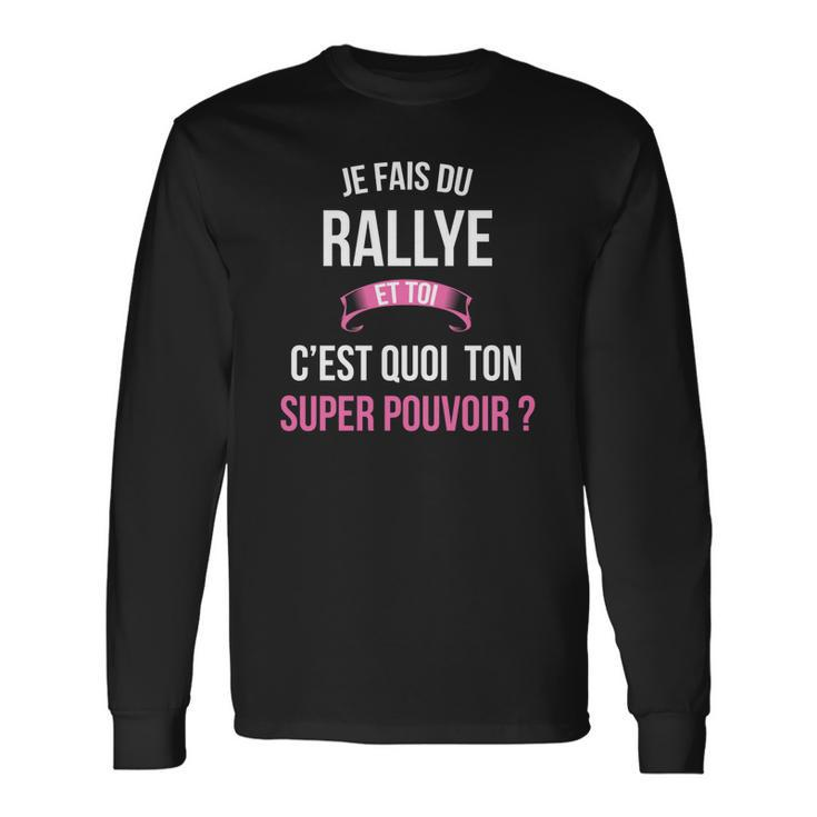 Rallye Superkraft Langarmshirts, Witziges Outfit für Heldinnen Geschenkideen