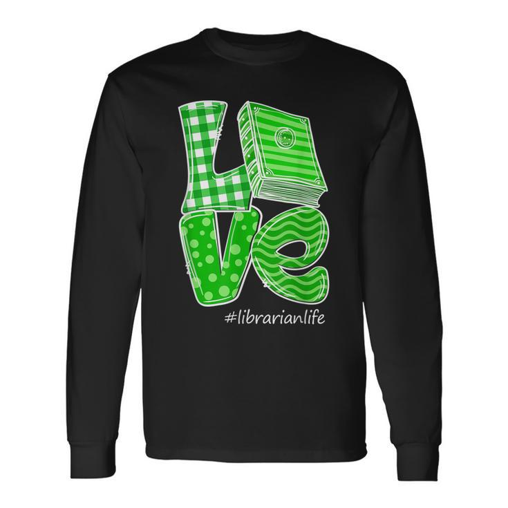 Reading Book Lover St Patrick Day Love Librarianlife Long Sleeve T-Shirt T-Shirt