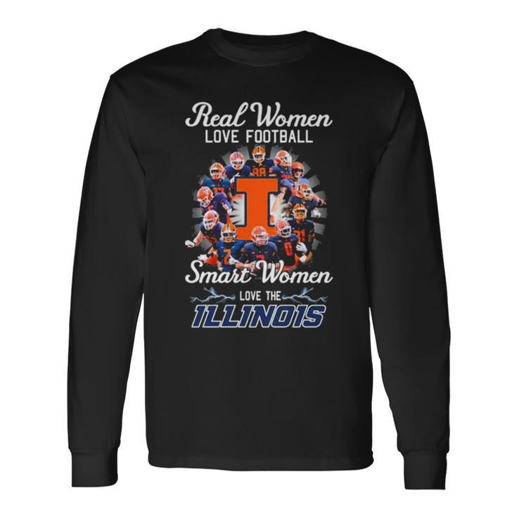 Real Love Basketball Teams Smart Love The Illinois Long Sleeve T-Shirt T-Shirt Gifts ideas