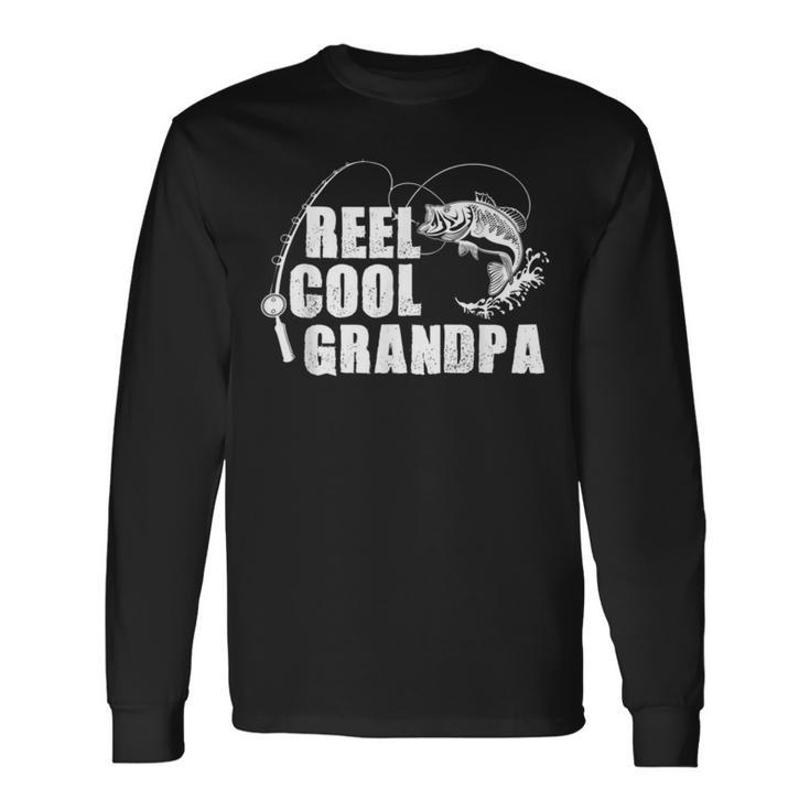 Reel Cool Grandpa Fishing For Dad Or Grandpa Long Sleeve T-Shirt T-Shirt
