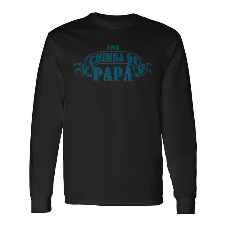 Regalo Para Papa Colombia Bestcolombian Dad Ever Spanish Long Sleeve T-Shirt T-Shirt