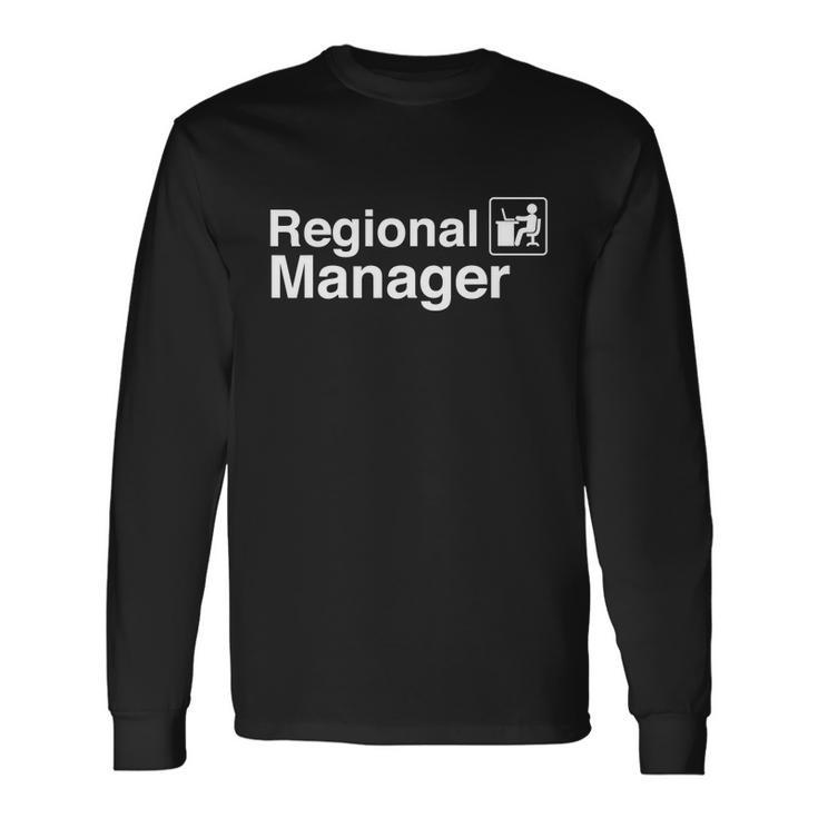 Regional Manager Office Tshirt Long Sleeve T-Shirt Gifts ideas