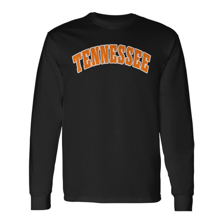 Retro Vintage Tennessee State Souvenir Of Oklahoma Long Sleeve T-Shirt Gifts ideas