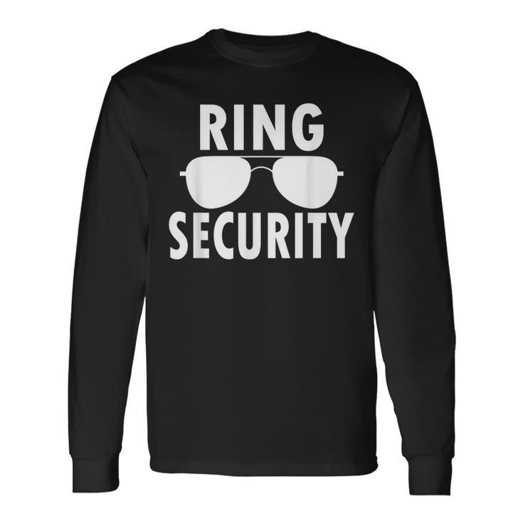 Ring Security Wedding Ring Wedding Party Long Sleeve T-Shirt T-Shirt