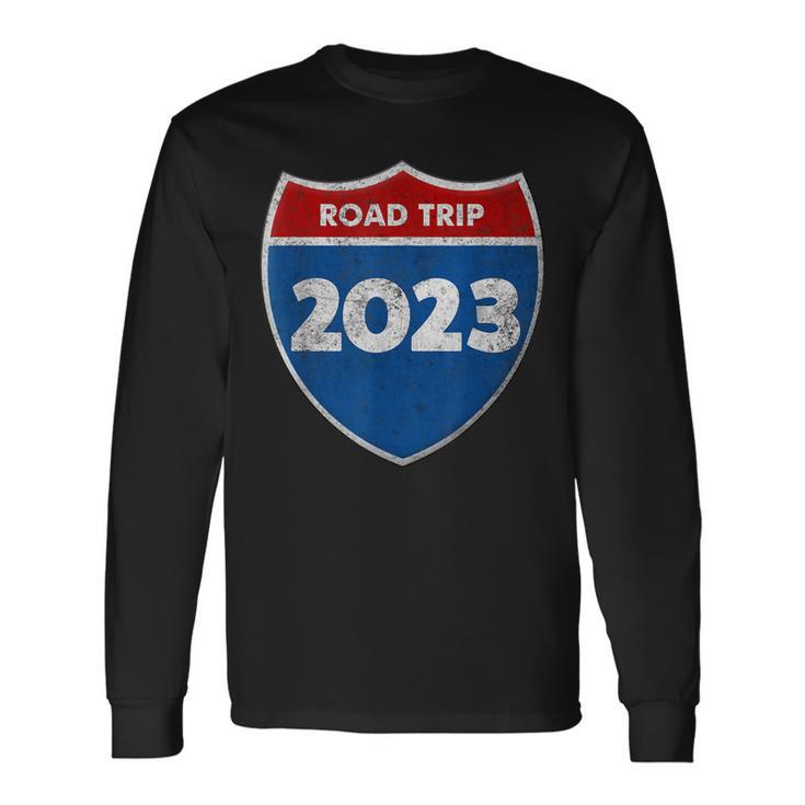 Road Trip 2023 Sign Matching Group Long Sleeve T-Shirt T-Shirt