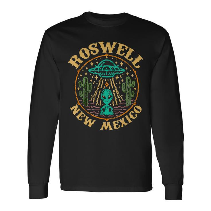 Roswell Nm 1947 - Funny Roswell Aviation Gifts New Mexico 51  Men Women Long Sleeve T-shirt Graphic Print Unisex