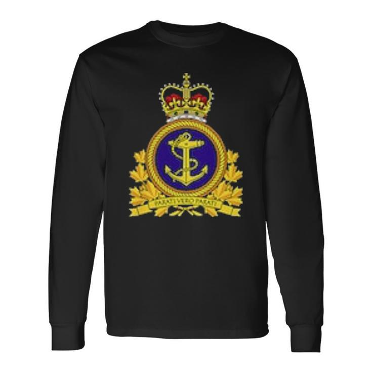 Royal Canadian Navy Rcn Military Armed Forces Long Sleeve T-Shirt