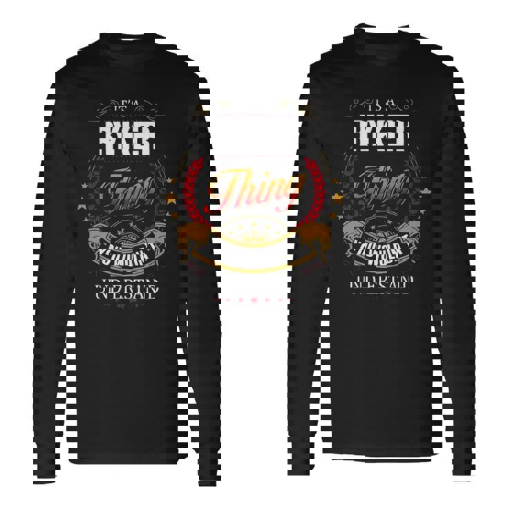 Ryker Crest Ryker Ryker Clothing Ryker Ryker For The Ryker Long Sleeve T-Shirt