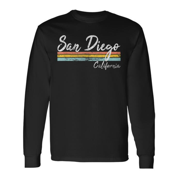 San Diego California Vintage Distressed Classic Long Sleeve T-Shirt T-Shirt