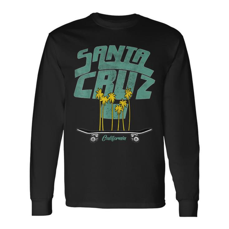 Santa Cruz California Skateboarding Beach Boardwalk Long Sleeve T-Shirt T-Shirt