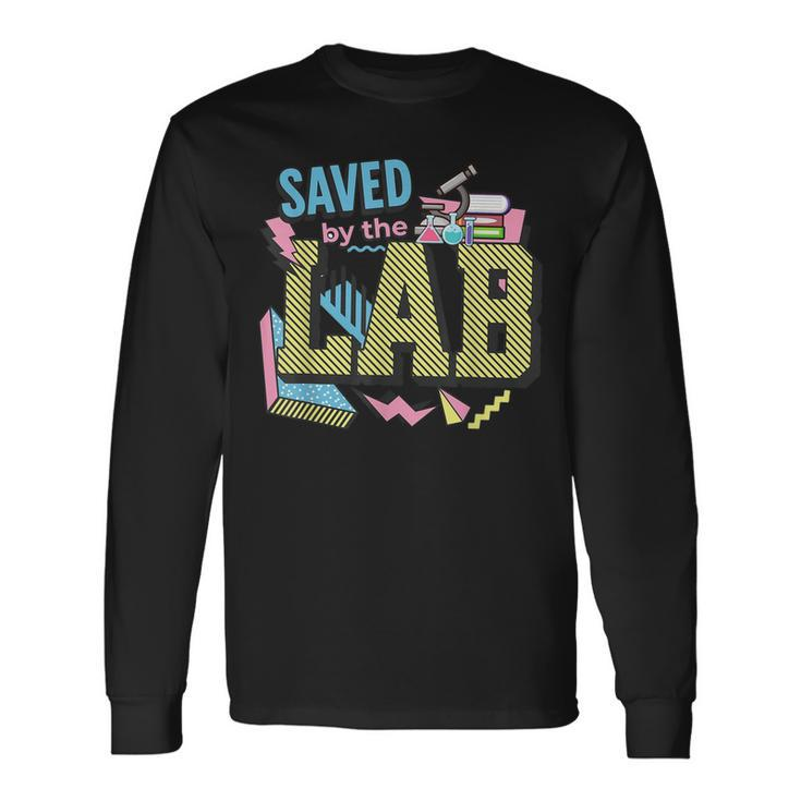 Saved By The Lab Retro Lab Week 2023 Medical Laboratory Tech Long Sleeve T-Shirt T-Shirt